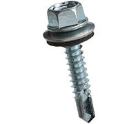 Index Fixing Systems DIN-7504-K Arvul Tornillo Autotaladrante de Cabeza Hexagonal, 6.3 x 32 mm, P16, Set de 8 Piezas