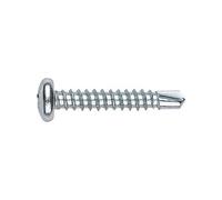 Index Fixing Systems DIN-7504-N HP Z Tornillo Autotaladrante de Cabeza Alomada y Huella Ph, 4.2 x 16 mm, Set de 40 Piezas