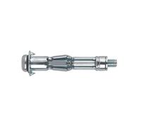 INDEX Fixing Systems IN-CO - Pack de 100 anclajes Indemoll para fijación en elementos huecos, con tornillo (recubrimiento cincado, M5 x 80 mm, diámetro de 9 mm)