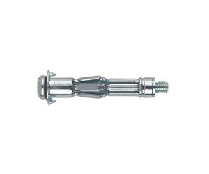 INDEX Fixing Systems IN-CO - Pack de 12 anclajes Indemoll para fijación en elementos huecos, con tornillo (recubrimiento cincado, M5 x 52 mm, diámetro de 9 mm)