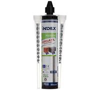INDEX Fixing Systems MOPOLY - Anclaje químico para grandes cargas en elementos macizos y huecos (poliéster. 300 ml)
