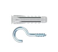 Index Fixing Systems TN4S AL-HA Taco de Cuatro Segmentos con Hembrilla Cerrada, 8 x 40 mm, 21 x 100 mm, 5.6 x 60 mm, Set de 4 Piezas