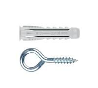 Index Fixing Systems TN4S AL-HC Taco de Cuatro Segmentos con Hembrilla Cerrada, 8 x 40 mm, 21 x 100 mm, 5.6 x 60 mm, Set de 4 Piezas