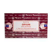Indian Cottage Craft Satya Nag Champa Opium - Varillas de incienso (15 g, 12 unidades)
