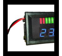 Indicador de capacidad de batería de plomo ácido de 5 x 12 V, comprobador de nivel de carga LED