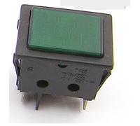 Indicador luminoso 16a/250v faston electro dh color negro y verde 11.4