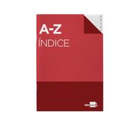INDICE LIDERPAPEL TAPA CARTONCILLO CUARTO 24 HOJAS 70G/M2 COLORES SURTIDOS