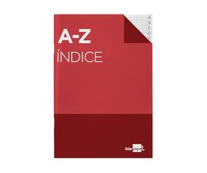 INDICE LIDERPAPEL TAPA CARTONCILLO CUARTO 24 HOJAS 70G/M2 COLORES SURTIDOS