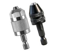 Industrial 3 Jaw Air Drill Chucks Hexagonal Shank Universal Compatibility Enhancing Grip Power Machining Tool Drilling Tool Drilling Tool Holder Secure Grip