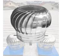 Industrial Rotating Roofing Wind Turbine/Energy Saving Dryer Exhaust Hood | For Houses Factory,15.7in Attic Turbine Ventilator(200MM/7.8IN)
