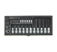 Industrial Set de puntas de llave de vaso Torx (29 pzs., Tamaño de accionamiento: ½″)