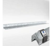 INDUSTRIAS DUERO - Perfil Angular Galvanizado en L - Pack de 5 unidades - Estructura de refuerzo profesional - 5x5 cm, 2m de largo, con taladros cada 25 cm - Fabricado en España