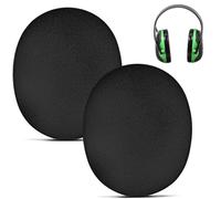 INF 2 almohadillas de repuesto para 3M PELTOR X4A X3A - Protección auditiva de repuesto esponja negra 10,3 x 8,4 cm