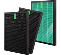 INF Juego de 2 filtros compatibles con COWAY AP-1019C, filtros HEPA y de carbón activado para purificador de aire
