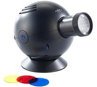 Infactory Relojes de proyección - proyector Reloj: Proyector de Reloj LED, 3 filtros de Color, Proyecta Tiempo hasta Ø 120 cm (proyección, proyección en Pared, Pelota)