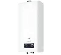 Infiniton GWA11NP - Calentador 11L Atmosférico Gas Butano, Accesorios Montaje, Color Blanco