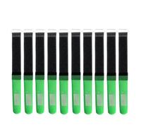 Infitronic PRO-Klett Brida con etiqueta y ojal de metal, 20 x 300 mm, color verde