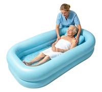 Inflable Bañera Compacta de Ahorro de Espacio Inflable | Bañera de ducha para el hogar, baño, habitación de hotel, viajes, apartamento, interior, mujeres, hombres y personas mayores