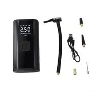 Inflador de neumáticos de coche digital inalámbrico bomba de compresor de aire portátil 12v eléctrico para motocicleta auto bicicleta alta presión 150psi unidad negra