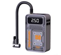 Inflador de neumáticos portátil de 150 PSI, bomba de compresor de aire eléctrico, pantalla digital, apagado automático para coche, bicicleta, motocicleta