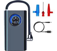 Inflador de ruedas, compresor electrico de aire para coche, inflador de neumaticos portatil para coches, bicicletas, globos, colchones, etc. MDHL