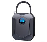 Inflador digital de neumáticos de 12 V para coche, bomba de compresor de aire con luz LED, parada automática de 150 PSI, inflado rápido para SUV, bicicleta, fútbol, cable compacto