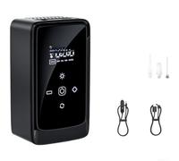 Inflador digital de neumáticos inalámbrico, bomba de aire eléctrica de inflado rápido, parada automática, recargable, para batería para kit de vehículo