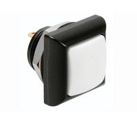 Info games 145218 cuadrada metal pulsador switch con unidades tapa, 1p