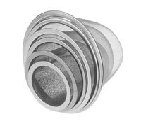Infusor de té de Malla de Acero Inoxidable, 2 uds., colador, Tetera, Hoja de té, Filtro de Especias, Vaso de diámetro de 5-9,5 CM, Reutilizable for Cocina (Size : 8.8CM)