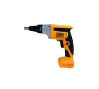 INGCO CDSLI2042006 - Atornillador para paneles de yeso a batería de 20 V, solo cuerpo, máquina motor Brushless 0-4200 RPM, 30 N.m, boquilla ajustable con casquillo Hex de 1/4 pulgadas, luz LED