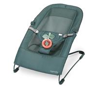Ingenuity Hamaca Bebé Mecedora Stow & Go - Columpio Vibrante Portátil, Asiento Plegable Ligero 2,3 kg, Calmante Vibración, Verde