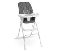 Ingenuity: ity by Ingenuity Silla Alta Plegable Compacta Sun Valley, Plato Seguro para Alimentos, Arnés de 5 Puntos, Para Edades de 6 Meses en Adelante, Unisex - Gris