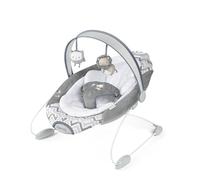 Ingenuity SmartBounce Hamaca Automática para Bebé con Ruido Blanco, Música, Barra de Juguetes y 2 Juguetes de Peluche para Bebé, 0-6 Meses (Braden)