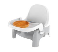 Ingenuity, Trona Deluxe Learn-to-Dine, plato Twist & Dine, asiento elevador, para edades comprendidas entre los 6 meses y los 3 aos - naranja y cerceta