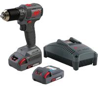 Ingersoll Rand D3141-K22-EU IQV20 Taladro Compacto Inalámbrico 50 Nm Torque 18-Posiciones con Mandril 13 mm, LED Luz, 2 Velocidades