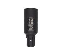 Ingersoll-Rand DXS2 Vaso de impacto profundo, 13/16 Inch SAE, acero cromo-molibdeno