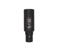 Ingersoll-Rand DXS2 Vaso de impacto profundo de 18mm métrico, acero cromo-molibdeno, garantía de por vida