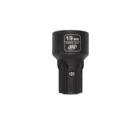 Ingersoll-Rand DXS2SM19 Vaso de impacto, 19mm métrico, acero cromo-molibdeno, alta e torque