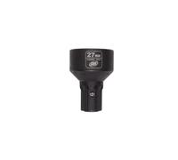 Ingersoll-Rand DXS2SM27 Vaso de impacto, 27mm métrico estándar, acero cromo-molibdeno