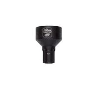 Ingersoll-Rand DXS2SM30 Vaso de impacto métrico de 30mm, acero cromo-molibdeno, retención con punta esférica