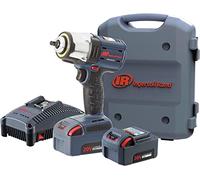 Ingersoll-Rand Llave de Impacto Inalámbrica W5133-K22B-EU, de 3/8 Pulgada y 20V, con 2 Baterías de Li-Ion BL2022 5,0 Ah y Kit Cargador
