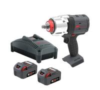 Ingersoll-Rand W7153-K22B-EU DXS2 Llave de Impacto Inalámbrica 20V, Kit 2 Baterías, 2170 Nm, Anillo Fricción