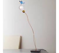 Ingo Maurer lámpara de mesa LED I Ricchi Poveri Bzzzz, azul 60 cm
