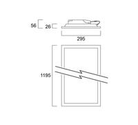 Inicio del panel LED Sylvania, 120 x 30 cm, 840, DALI, 29 W
