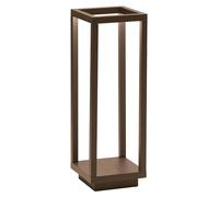 Inicio Linterna de mesa LED Corten 2,2 W con pilas IP54 Azafrán 3000 K 12 h de autonomía máxima en aluminio