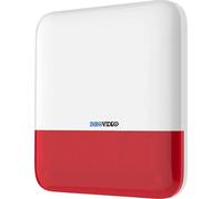 INKOVIDEO INKO-PRO-ES90: Sirena exterior inalámbrica con múltiples tonos de alarma y luz estroboscópica
