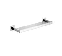 Inless - Juego de accesorios de baño de acero pulido, toallero de acero pulido, soporte para papel higiénico, barra de toalla y gancho, estante de césped de 40 cm y accesorios de baño