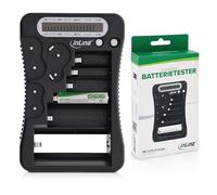 InLine 01285 - Comprobador de batería LCD para Celdas Redondas y de botón y Bloque de 9 V