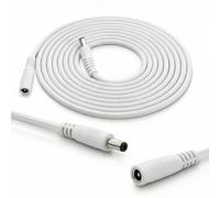 InLine® Cable alargador DC macho/hembra 5,5 x 2,1 mm AWG 18 blanco 1 m