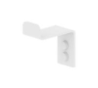 INMACOLATTA - VULCANO - PERCHA INDIVIDUAL BLANCO MATE SISTEMA DE FIJACIÓN ATORNILLADO White 3.5x4.5x8